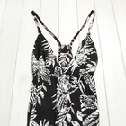 Bohemian Spaghetti Strap Splicing Color Leaf Print Maxi Beach Meryl Dress For Women