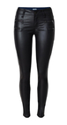 fashion&casual  high waist pu leather long pencil pant trousers for women